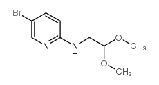 (5-溴-2-吡啶)-2-二甲氧基乙胺结构式
