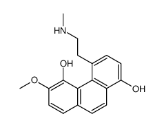 6-Methoxy-4-[2-(methylamino)ethyl]-1,5-phenanthrenediol结构式