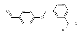 3-[(4-formylphenoxy)methyl]benzoic acid Structure
