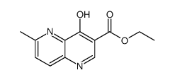 4-hydroxy-6-Methyl-1,5-Naphthyridine-3-carboxylic acid ethyl ester结构式
