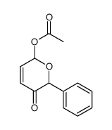 (5-oxo-6-phenyl-2H-pyran-2-yl) acetate结构式