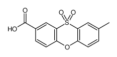 8-methyl-10,10-dioxophenoxathiine-2-carboxylic acid Structure