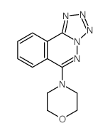 4-(tetrazolo[5,1-a]phthalazin-6-yl)morpholine结构式