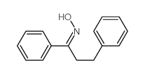1-Propanone,1,3-diphenyl-, oxime Structure