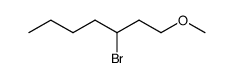 1-methoxy-3-bromoheptane结构式