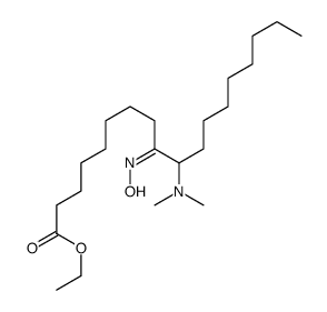 ethyl 10-(dimethylamino)-9-hydroxyiminooctadecanoate Structure