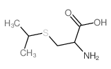 (2R)-2-amino-3-propan-2-ylsulfanyl-propanoic acid Structure