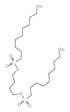 1-(4-decylsulfonyloxybutoxysulfonyl)decane structure