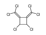 1,2-Dichloro-3,4-bis(dichloromethylene)cyclobutane Structure