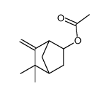 (2,2-dimethyl-3-methylidene-5-bicyclo[2.2.1]heptanyl) acetate Structure