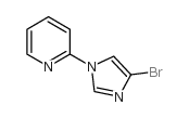 2-(4-溴-1H-咪唑-1-基)吡啶结构式