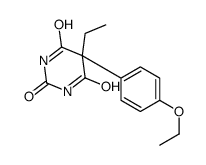 5-(4-Ethoxyphenyl)-5-ethylbarbituric Acid Structure