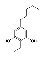2-ethyl-5-pentylbenzene-1,3-diol结构式