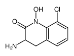3-amino-8-chloro-1-hydroxy-3,4-dihydroquinolin-2-one Structure
