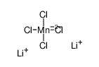 LITHIUM TETRACHLOROMANGANATE(II)结构式