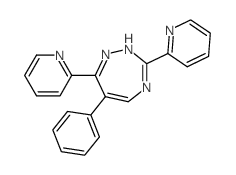 2H-1,2,4-Triazepine,6-phenyl-3,7-di-2-pyridinyl- Structure