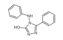 4-anilino-3-phenyl-1H-1,2,4-triazol-5-one结构式