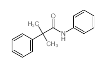 2-methyl-N,2-diphenyl-propanamide structure