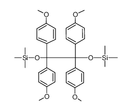 1,1,2,2-tetrakis(4-methoxyphenyl)-1,2-(trimethylsiloxy)ethane结构式