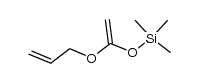 2-(trimethylsiloxy)-3-oxa-1,5-hexadiene结构式