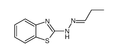 Propanal, 2-benzothiazolylhydrazone (9CI) structure