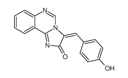 3-[(4-hydroxyphenyl)methylidene]imidazo[1,2-c]quinazolin-2-one Structure