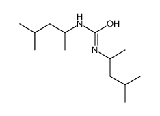 1,3-bis(4-methylpentan-2-yl)urea结构式