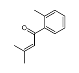 3-methyl-1-(2-methylphenyl)but-2-en-1-one结构式