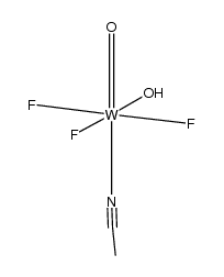 mer-WOF3(OH)CH3CN Structure