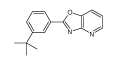 2-(3-tert-butylphenyl)-[1,3]oxazolo[4,5-b]pyridine Structure