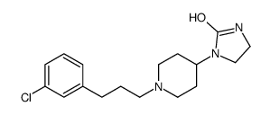 1-[1-[3-(3-chlorophenyl)propyl]piperidin-4-yl]imidazolidin-2-one Structure