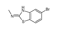 5-bromo-N-methyl-1,3-benzothiazol-2-amine结构式