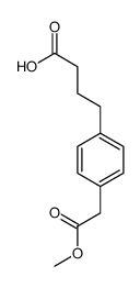 4-[4-(2-methoxy-2-oxoethyl)phenyl]butanoic acid结构式