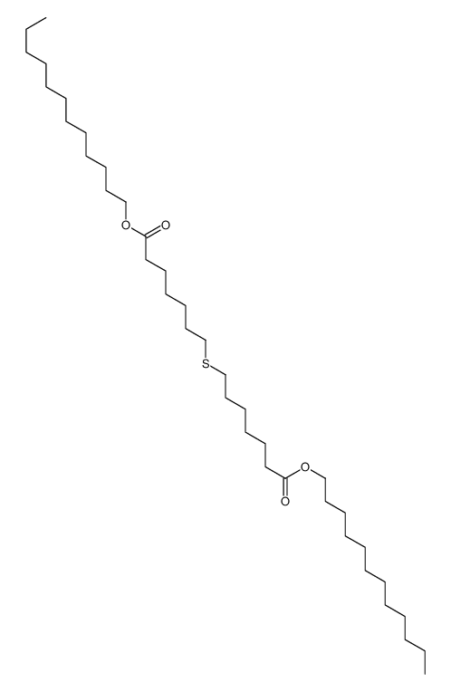 dodecyl 7-(7-dodecoxy-7-oxoheptyl)sulfanylheptanoate结构式