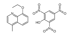 8-ethoxy-4-methylquinoline,2,4,6-trinitrophenol结构式
