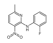 N-(2-fluorophenyl)-6-methyl-3-nitropyridin-2-amine结构式