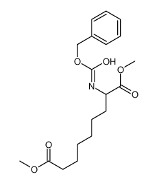 dimethyl 2-(phenylmethoxycarbonylamino)nonanedioate Structure