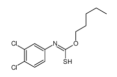 O-pentyl N-(3,4-dichlorophenyl)carbamothioate Structure