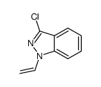 3-chloro-1-ethenylindazole Structure