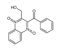 [3-(hydroxymethyl)-4-oxido-1-oxoquinoxalin-1-ium-2-yl]-phenylmethanone结构式