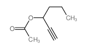 hex-1-yn-3-yl acetate结构式