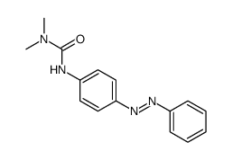 1,1-dimethyl-3-(4-phenyldiazenylphenyl)urea结构式