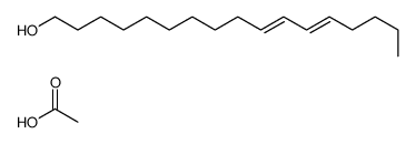 acetic acid,heptadeca-10,12-dien-1-ol Structure