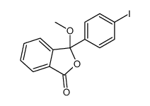 3-(4-iodophenyl)-3-methoxy-2-benzofuran-1-one Structure