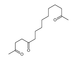pentadecane-2,5,14-trione Structure
