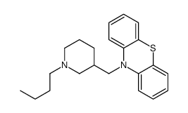 10-[(1-Butyl-3-piperidinyl)methyl]-10H-phenothiazine结构式