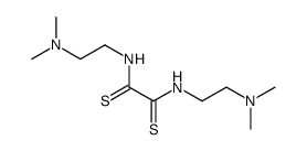 N,N'-Bis(2-dimethylaminoethyl)ethanebisthioamide structure