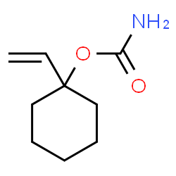 Cyclohexanol,1-ethenyl-,carbamate(9CI) structure