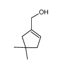 (4,4-dimethylcyclopenten-1-yl)methanol Structure