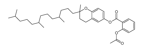 Benzoic acid, 2-(acetyloxy)-, 3,4-dihydro-2-methyl-2-(4,8,12-trimethyl tridecyl)-2H-1-benzopyran-6-yl ester picture